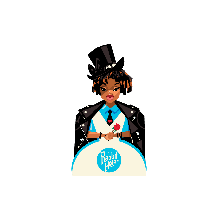 Alice by Quincy Sticker