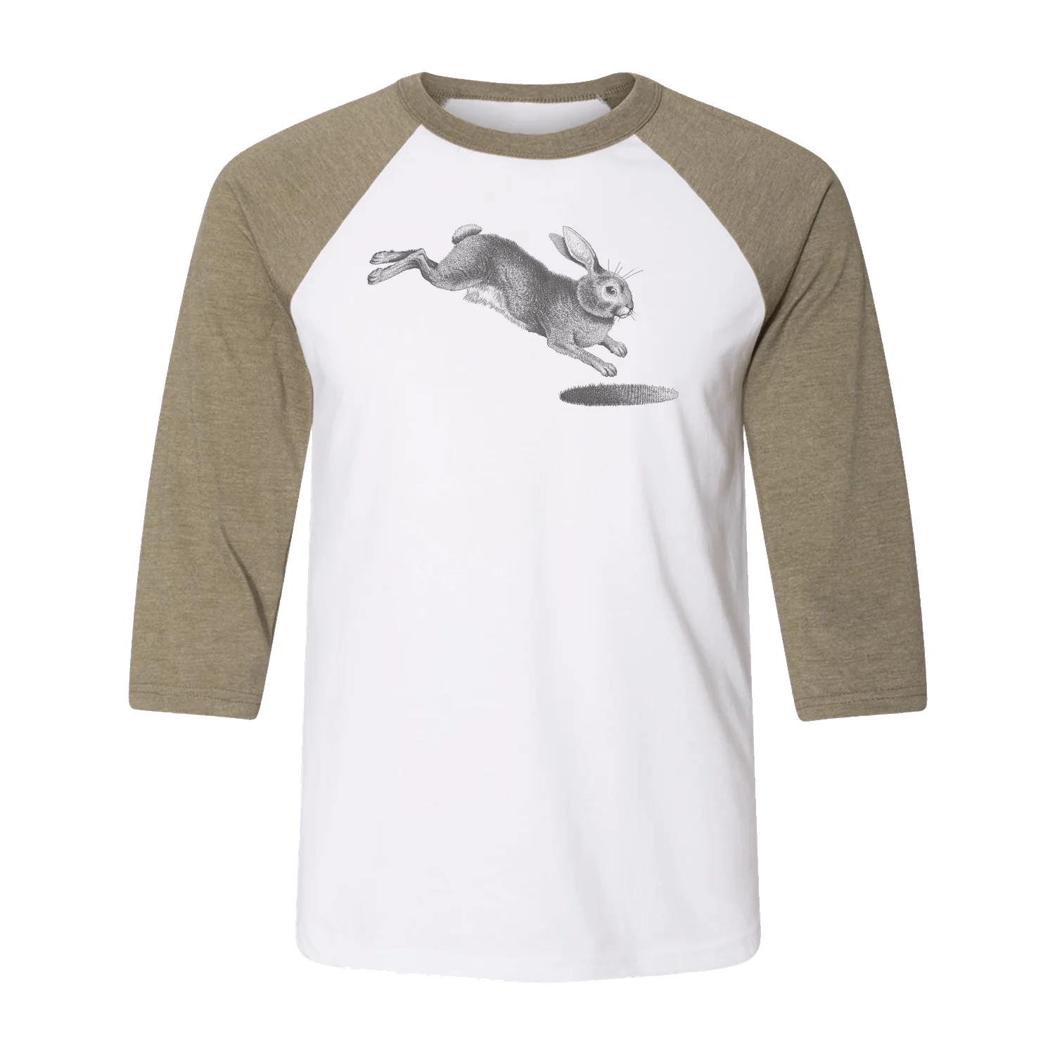 Illustrated Rabbit Baseball Shirt