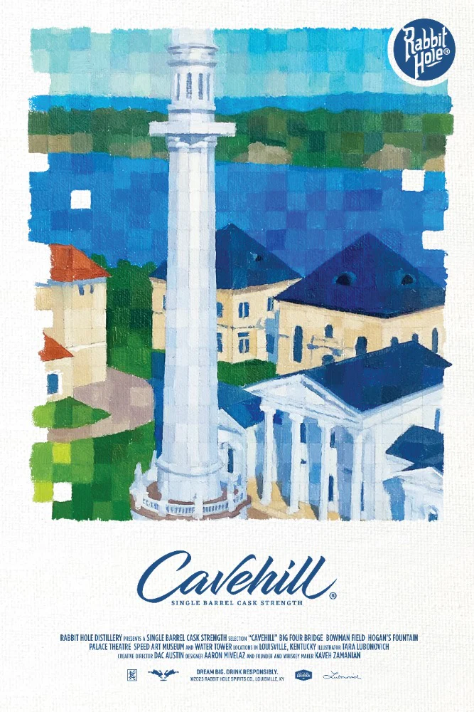Landmarks Water Tower Print by Lubonovich - 24"x36"