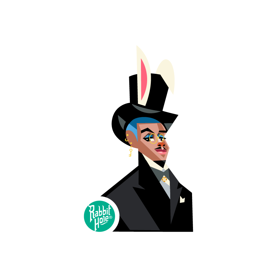 March Hare by Quincy Sticker