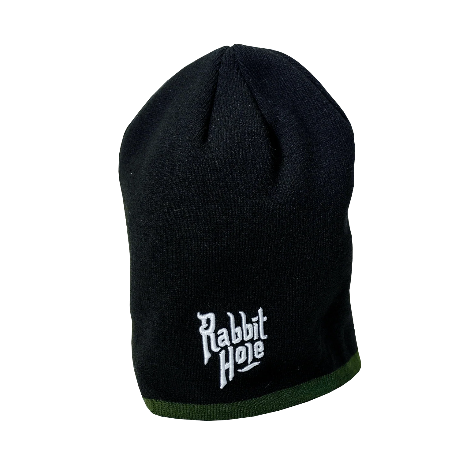 Rabbit Hole Black Beanie