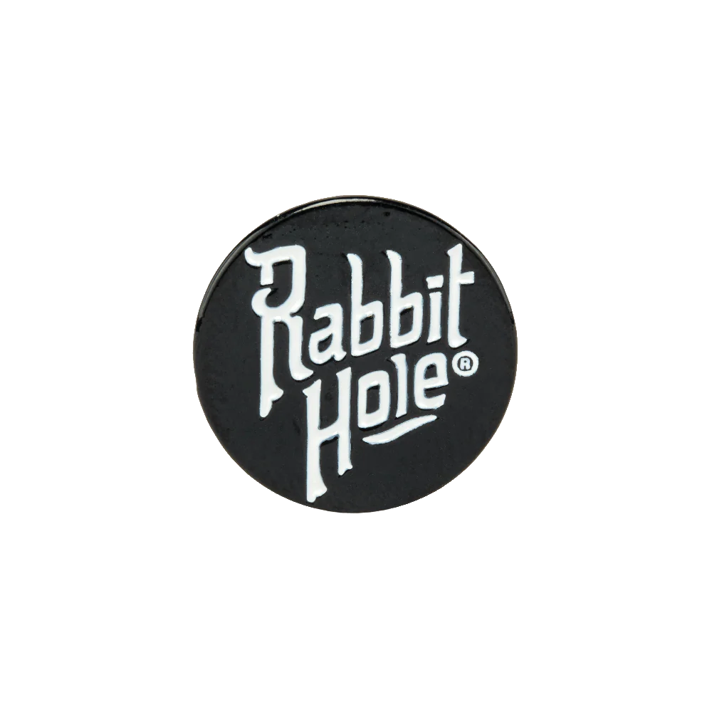 Black Logo Enamel Pin