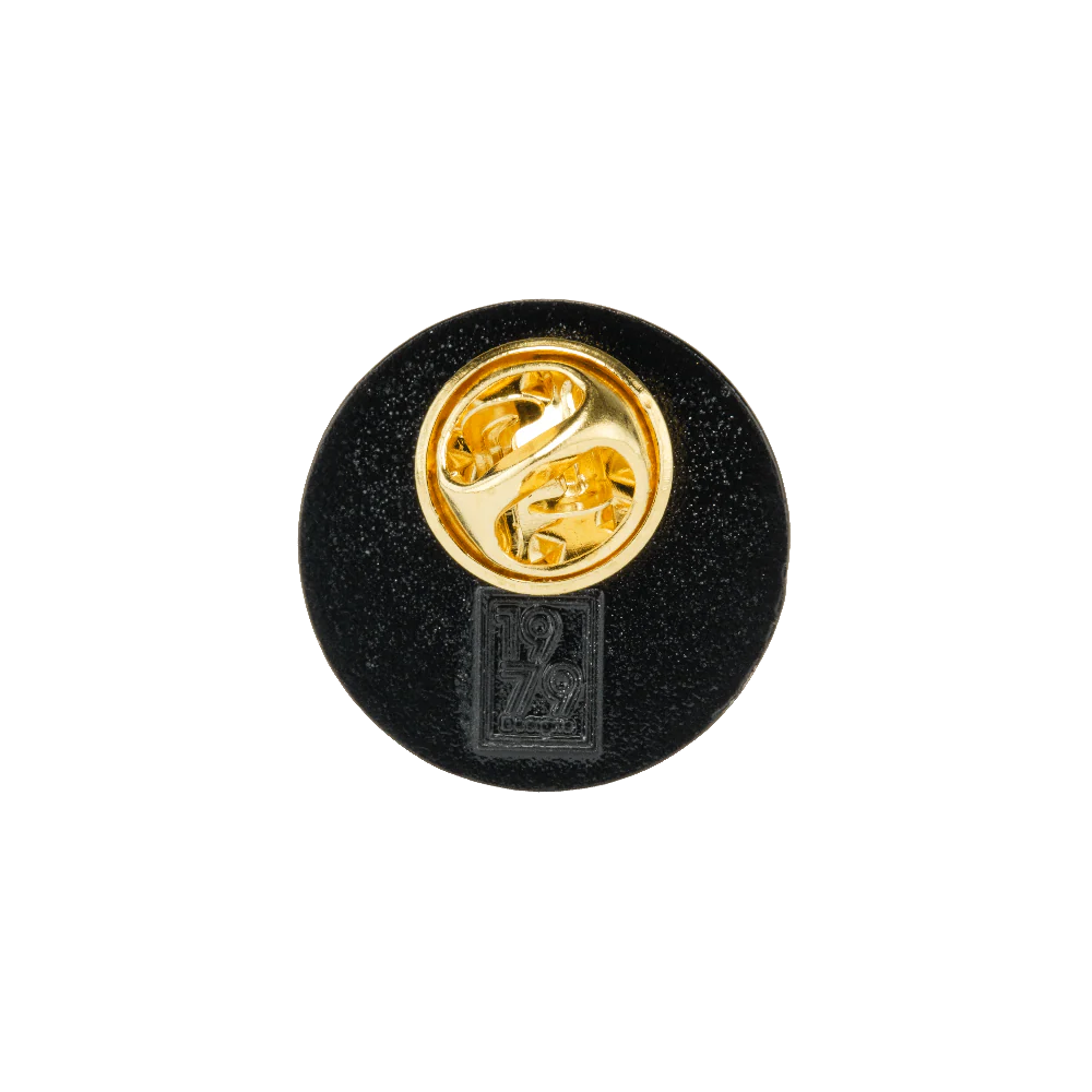Black Logo Enamel Pin - Image 2