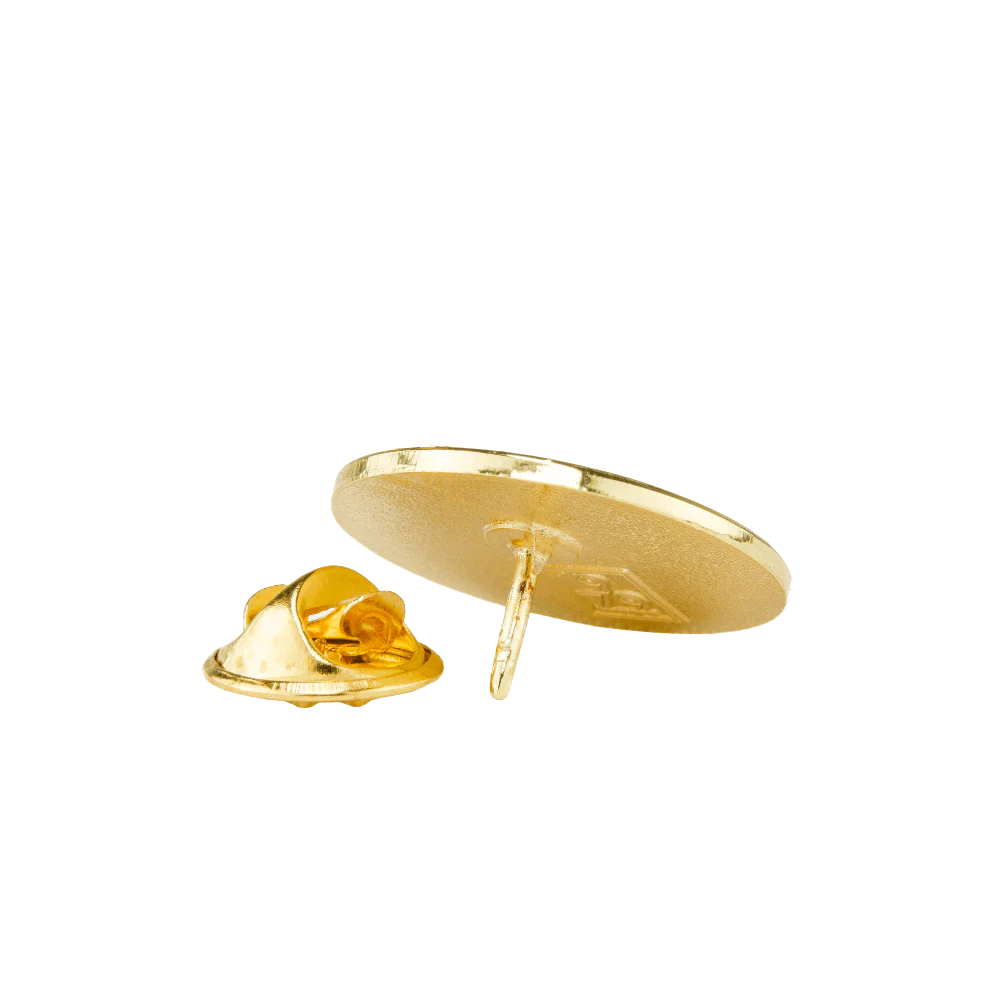 Gold Logo Enamel Pin - Image 3