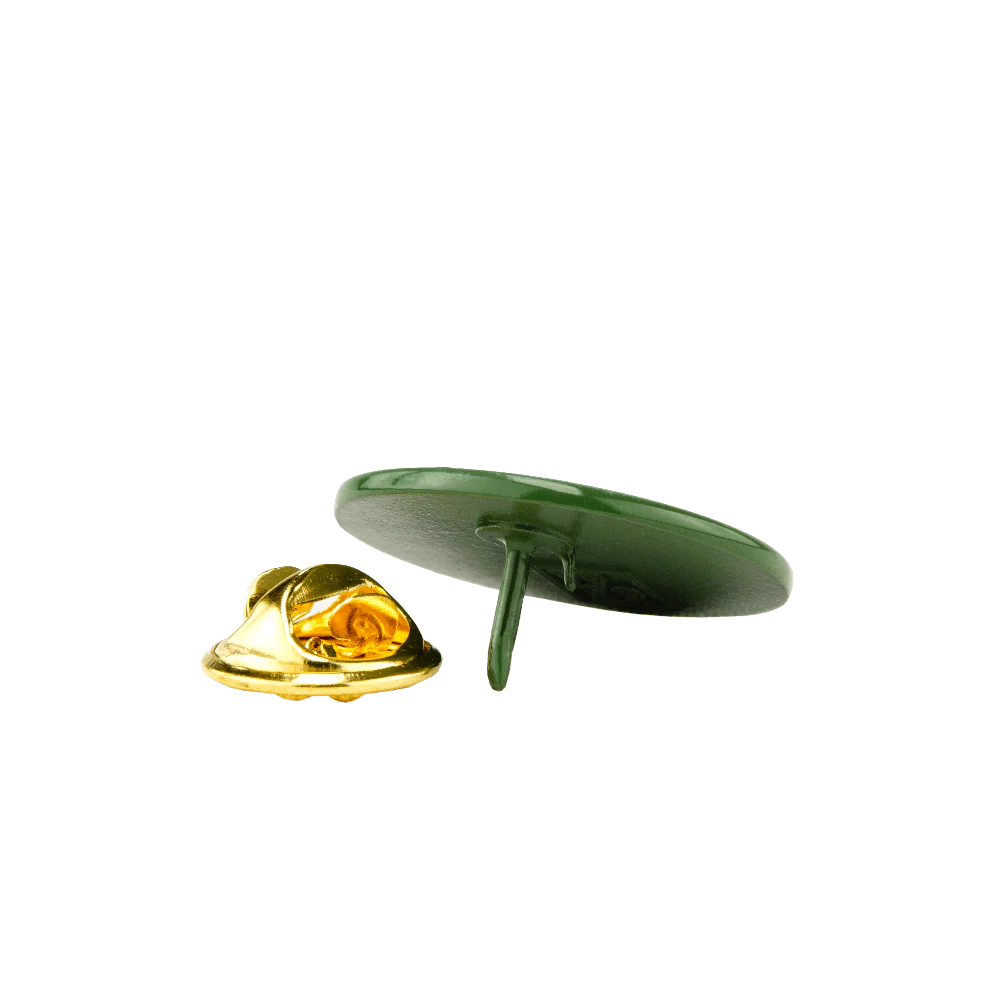 Green Logo Enamel Pin - Image 2
