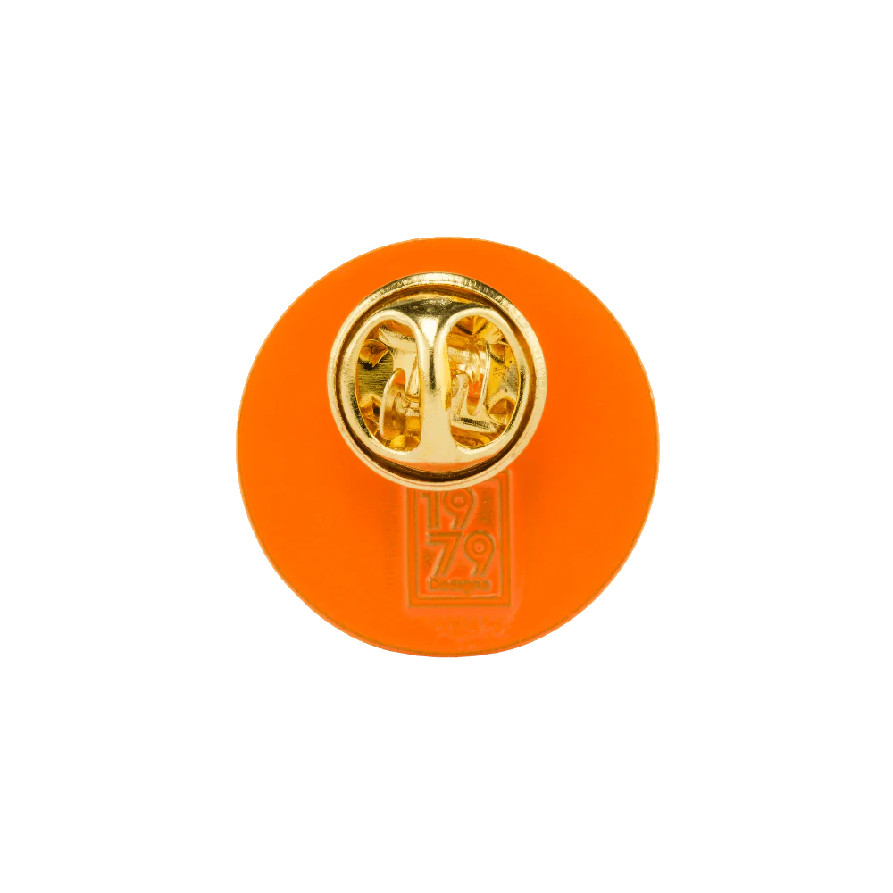 Orange Logo Enamel Pin - Image 2