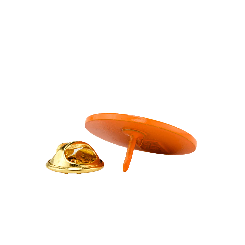 Orange Logo Enamel Pin - Image 3