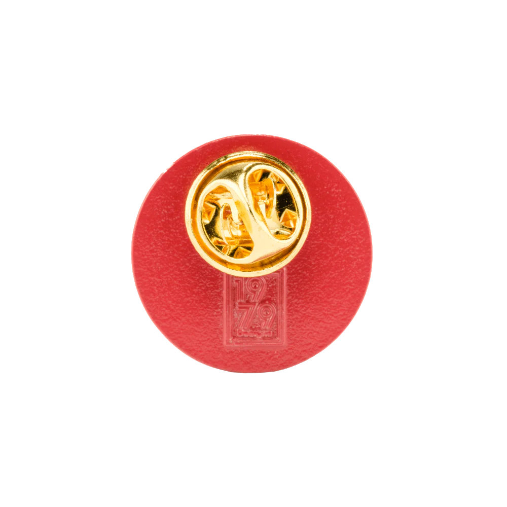 Red Logo Enamel Pin - Image 2