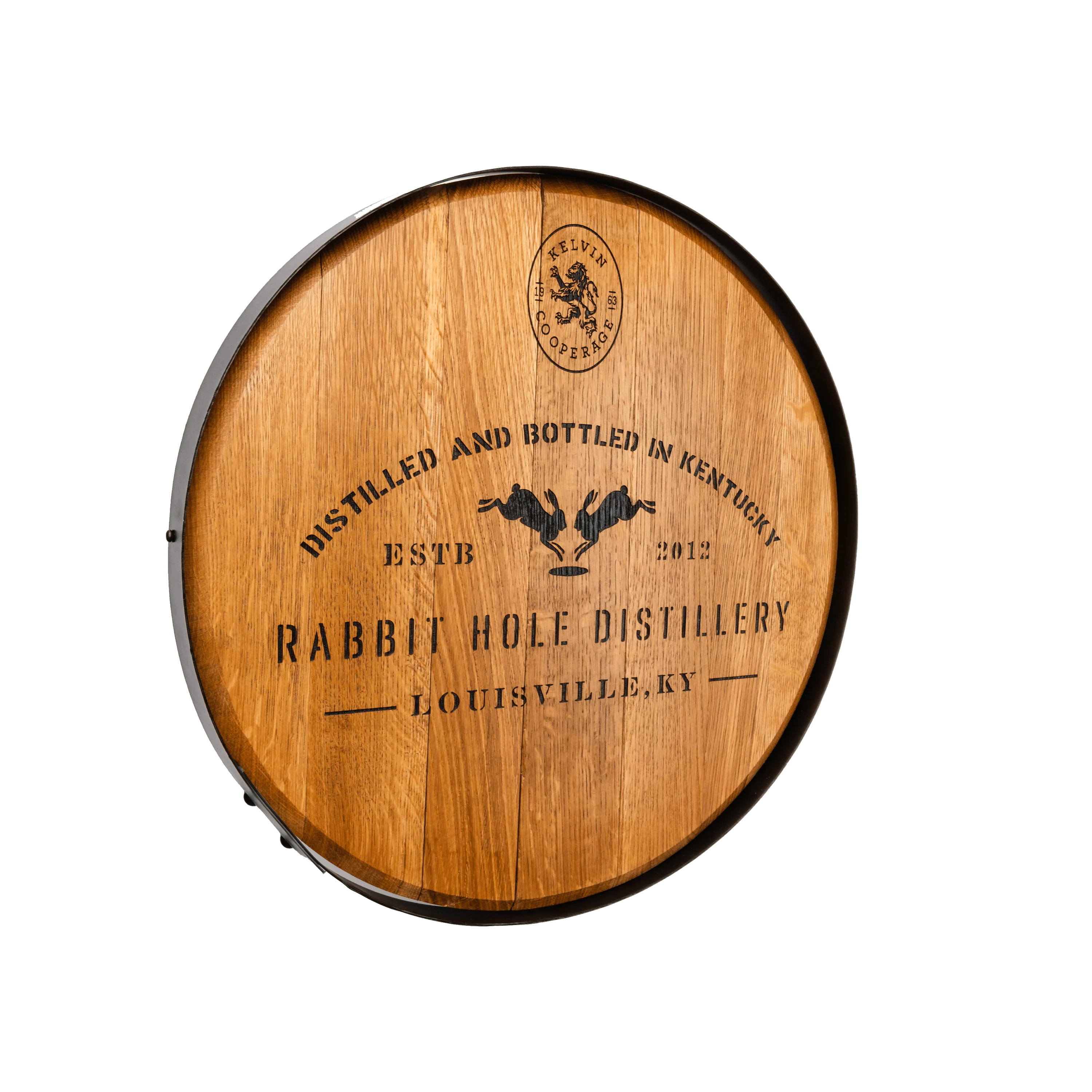 Rabbit Hole Bourbon Barrel Head - Image 2