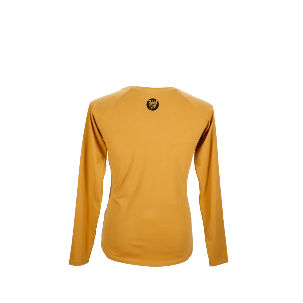 Illustrated Long Sleeve Gold - Image 3