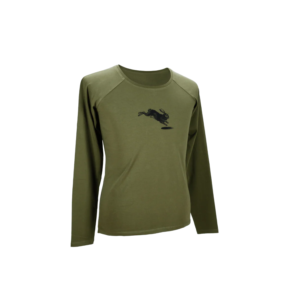 Illustrated Long Sleeve Olive - Image 2