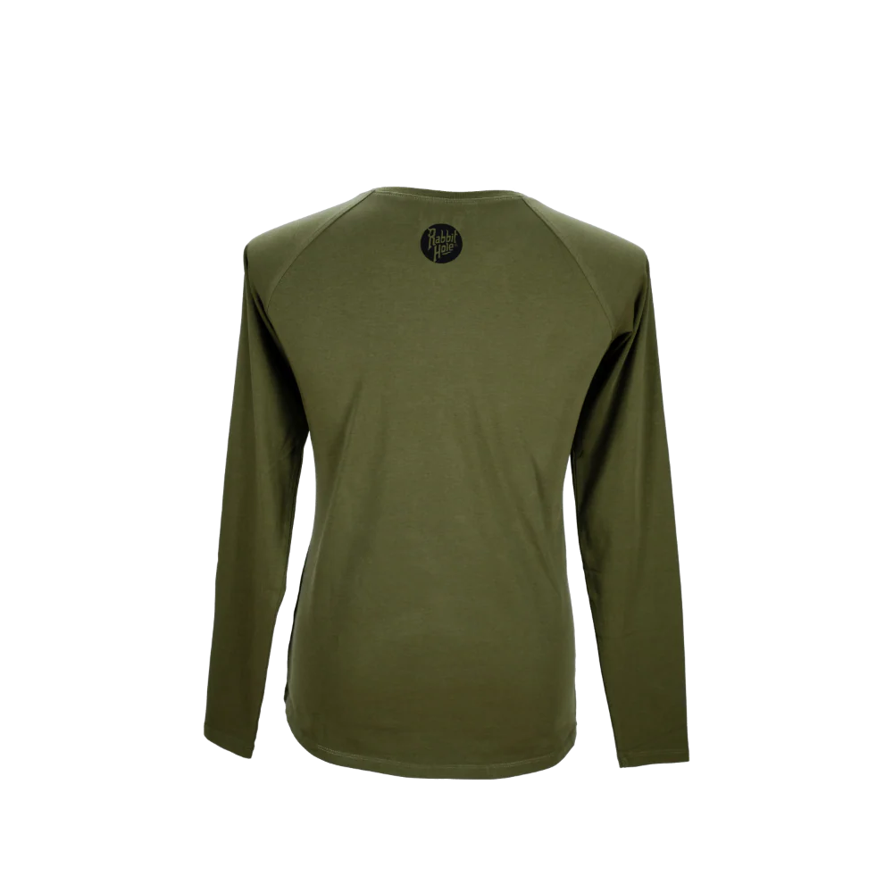Illustrated Long Sleeve Olive - Image 3