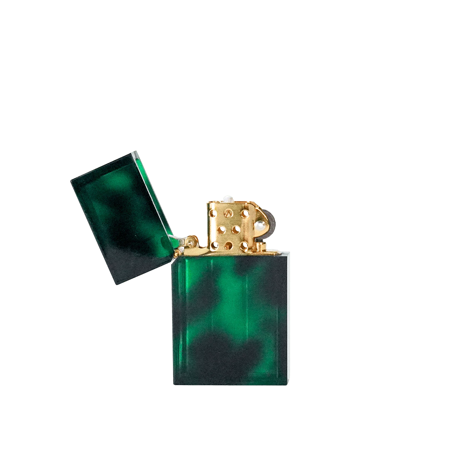 Tsubota Hard Edge Marble Lighter in Green Tortoise - Image 3