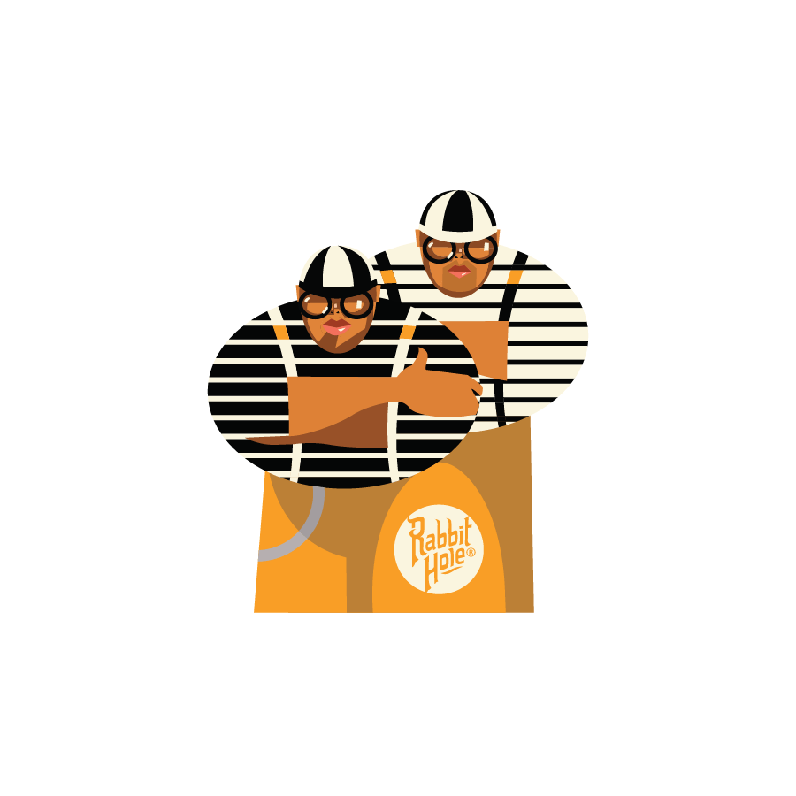 Tweedles by Quincy Sticker