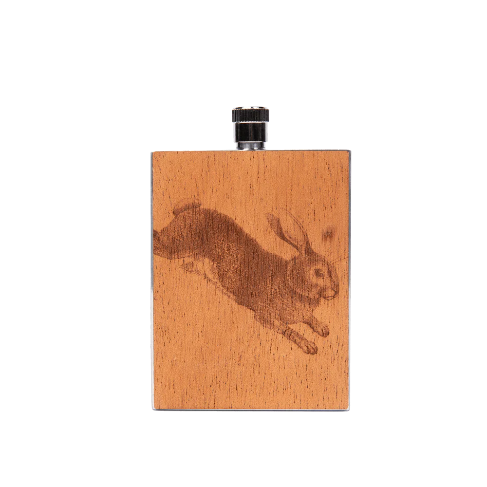 Rabbit Wood Flask